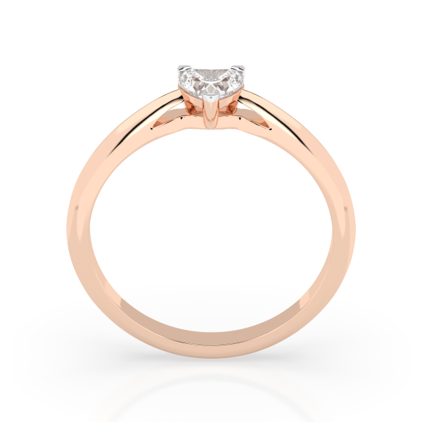 CARA Златен пръстен с диамант 0.30 ct GIA сертификат K101-10190R  HRT