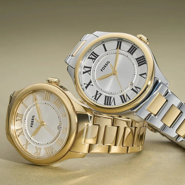 fossil gilmore es5396 дамски часовник двуцветен корпус елегантен дизайн classicwatches.bg