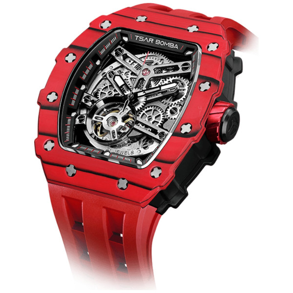 TSAR BOMBA T-Elemental Carbon Fiber Bull Red TB8208CF-07