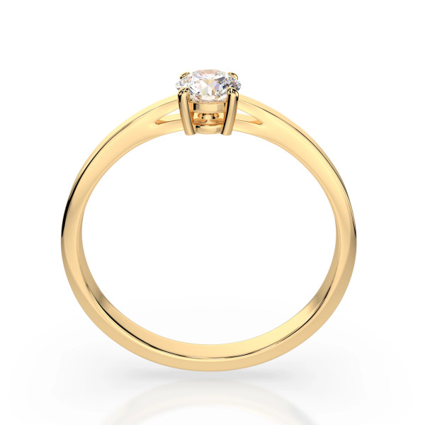Cara пръстен с диамант 0.30 ct GIA сертификат – ЗЛАТНО БИЖУ 14К K101-10012/1Y(4.2)/14K
