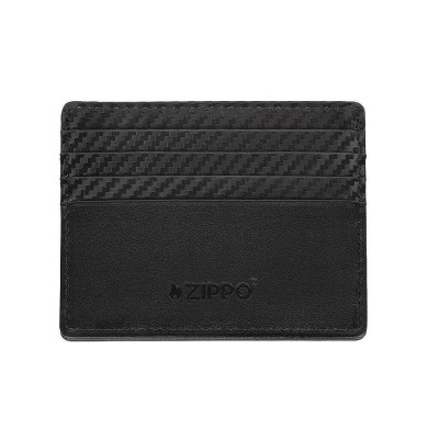 Калъф за карти и документи Zippo -  Carbon, RFID защита, черен