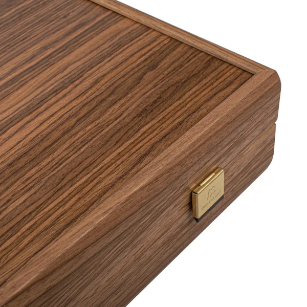 BACKGAMMON FOR GAME MANOPOULOS - AMERICAN WALNUT, 53X48 CM