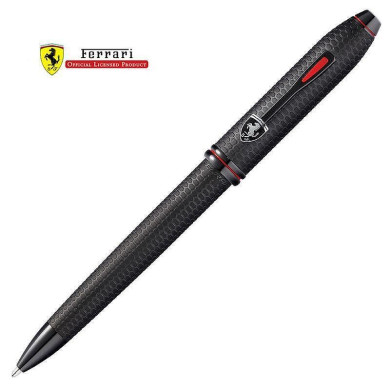 Химикалка Cross Ferrari Townsend Brushed Black Etched Honeycomb Pattern