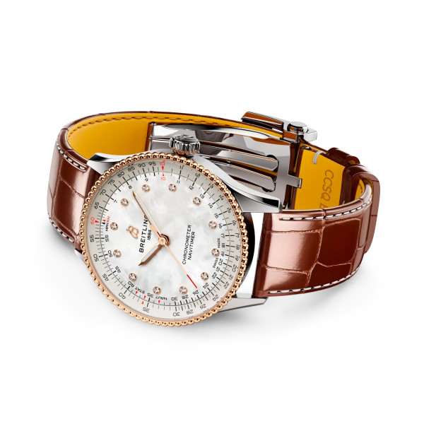 Дамски часовник Breitling U17327211A1P1 с 12 диаманта – classicwatches.bg