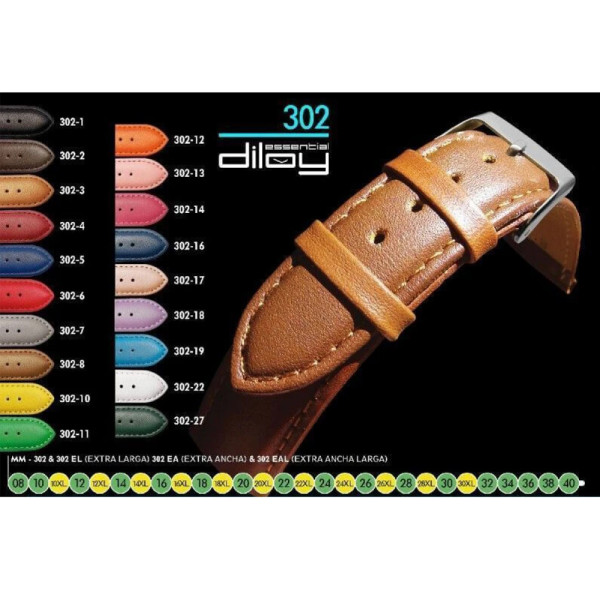 Кожена каишка Diloy CP0302EA