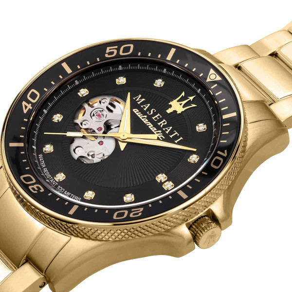 Maserati Sfida Gold Diamonds Automatic