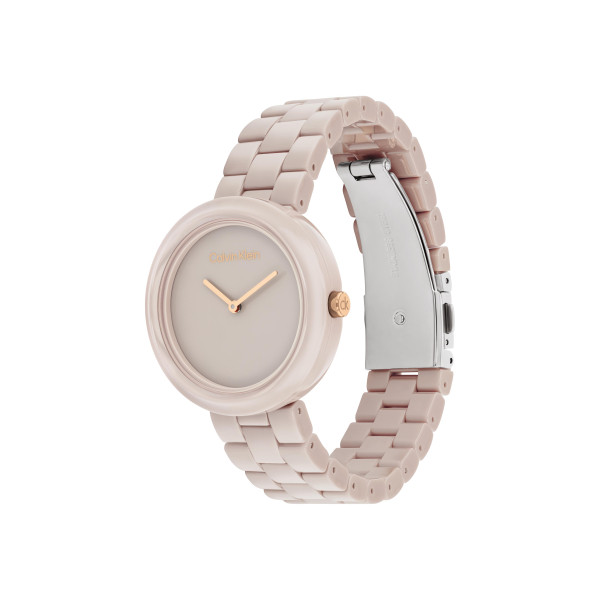 Calvin Klein 25100073 дамски часовник бежов керамика

