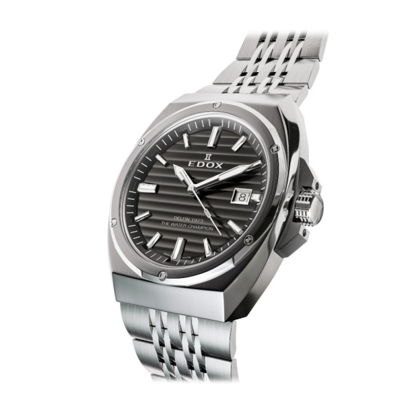 Edox Delfin 1973 Date 53032-3M-NIN