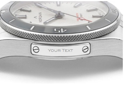 Часовник NORQAIN NEVEREST Glacier 40mm N1001.21S07.W01 – прозрачен гръб с надпис “Adventure – Freedom – Independence” – classicwatches.bg