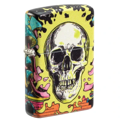 Запалка Zippo - Glow in the Dark Skull Design