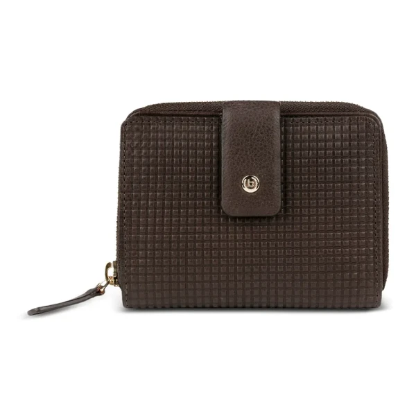 Дамски портфейл Bugatti - Noemi S, RFID защита, тъмнокафяв