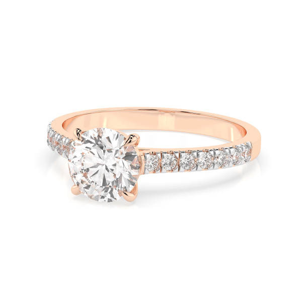 Cara пръстен с диаманти 1.00+0.21 ct GIA сертификат – ЗЛАТНО БИЖУ 14К K101-10094R(6.5)/14K
