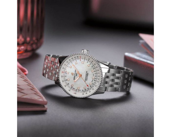 BREITLING NAVITIMER AUTOMATIC 35 LADIES WATCH A17395211A1A1