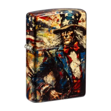 Запалка Zippo - Uncle Sam Fusion Design
