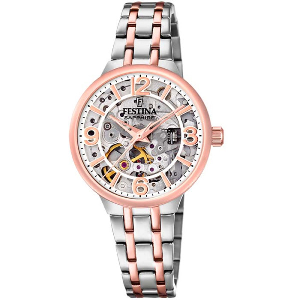 FESTINA SKELETON AUTOMATIC 32.5MM LADIES WATCH F20615/1