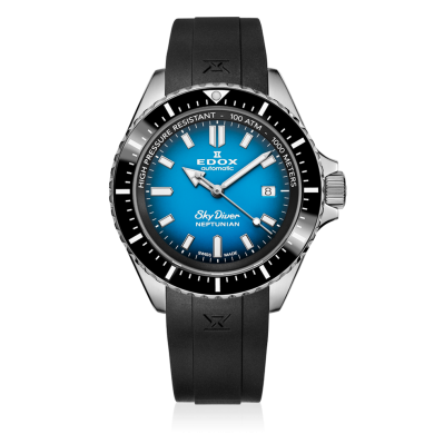 EDOX SKYDIVER NEPTUNIAN EDITION AUTOMATIC 44MM MEN'S  80120 3NCA BUIDN