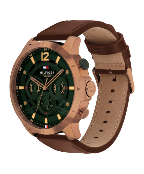 часовник tommy hilfiger 1792207 мъжки тъмнозелен циферблат classicwatches.bg