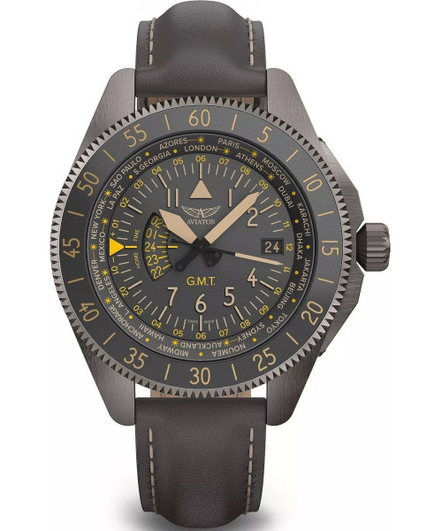 AVIATOR AIRACOBRA GMT 42.8MM V.1.37.7.305.4