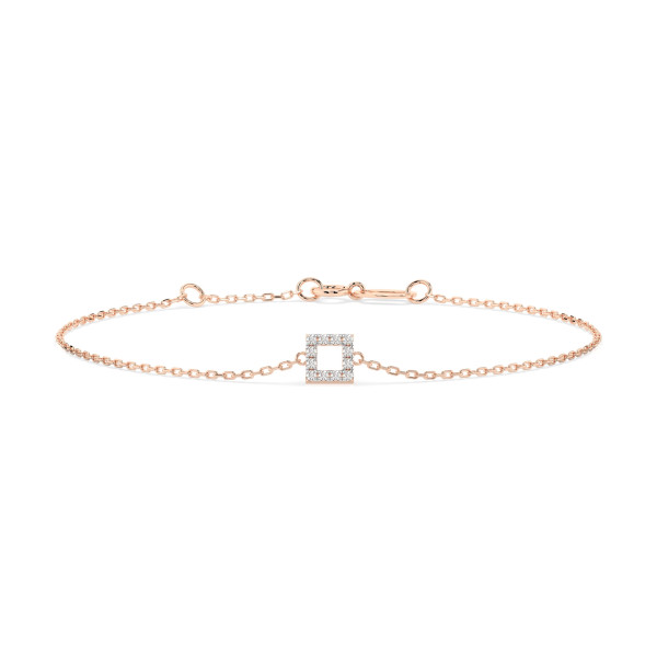 Cara гривна с диаманти 0.06 ct – ЗЛАТНО БИЖУ 14К K105-10016R/14K