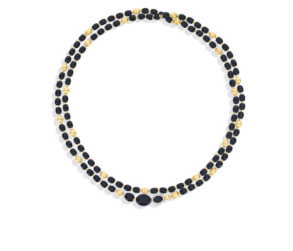 NANIS DANCING MYSTERY BLACK ONYX КОЛИЕ ОНИКС, ДИАМАНТИ CS3-599