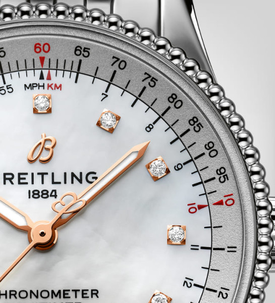 BREITLING NAVITIMER AUTOMATIC 35 LADIES WATCH A17395211A1A1