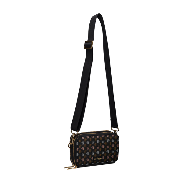 Чанта през рамо S.T.Dupont Crossbody Trinidad Black 183204