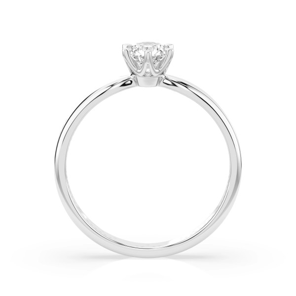 Cara пръстен с диамант 0.30 ct GIA сертификат – ЗЛАТНО БИЖУ 14К K101-10040W(4.2)/14K