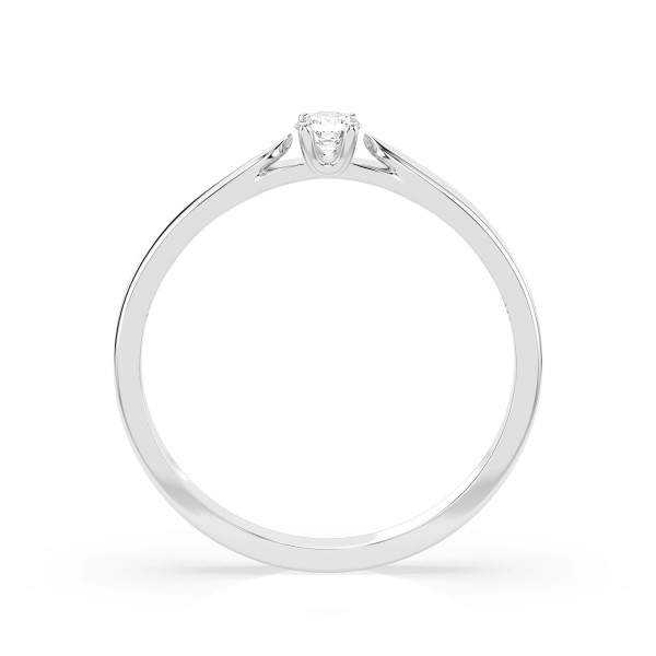 Cara пръстен с диамант 0.08 ct – ЗЛАТНО БИЖУ 14К K101-10046W(2.7)/14K