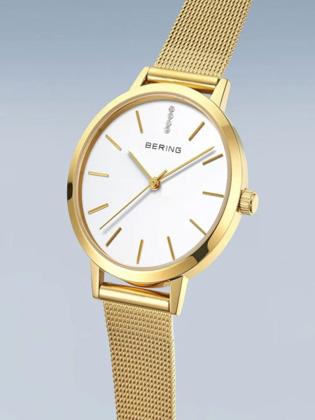 Дамски сет часовник и колие Bering Classic 13434-334-GWP