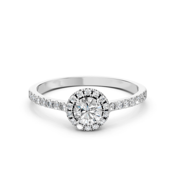 Cara пръстен с диаманти 0.50+0.29 ct GIA сертификат – ЗЛАТНО БИЖУ 14К K101-10095W(5.1)/14K