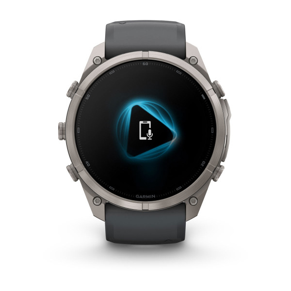 Garmin Fenix 9 Pro Titanium с Graphite/Black силиконова каишка 010-04337-26