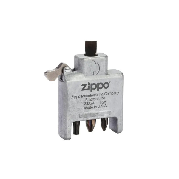 Държач за битове Zippo, матирана хром кутийка