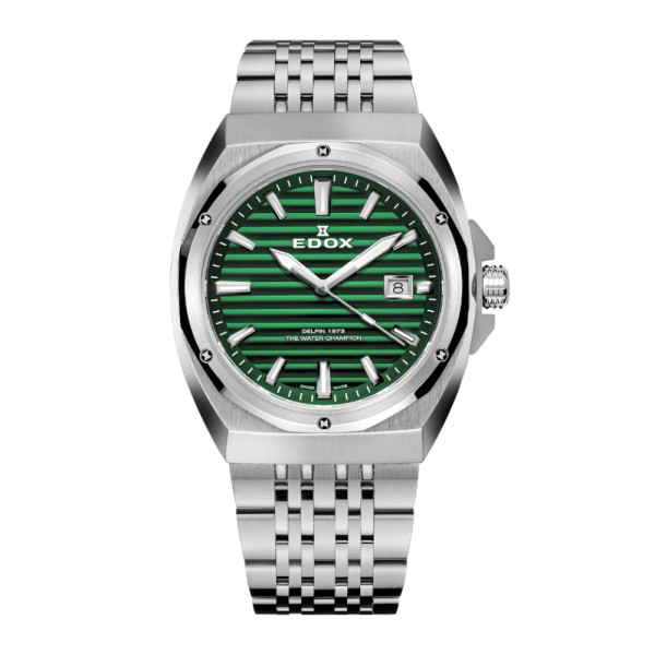 Edox Delfin 1973 Date 53032-3M-VIN