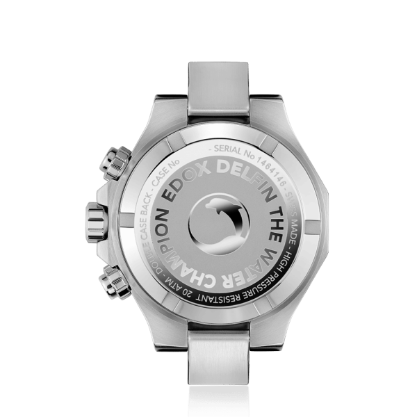 спортивен часовник Edox Delfin с кварцов механизъм и водоустойчивост 200 м