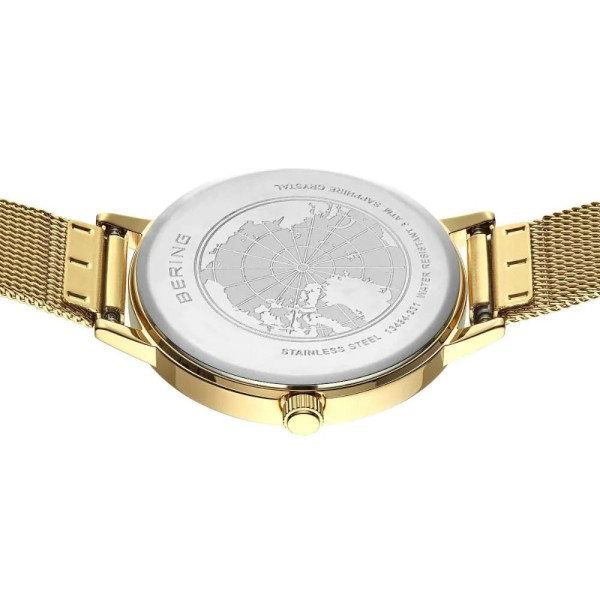 Дамски сет часовник и колие Bering Classic 13434-334-GWP