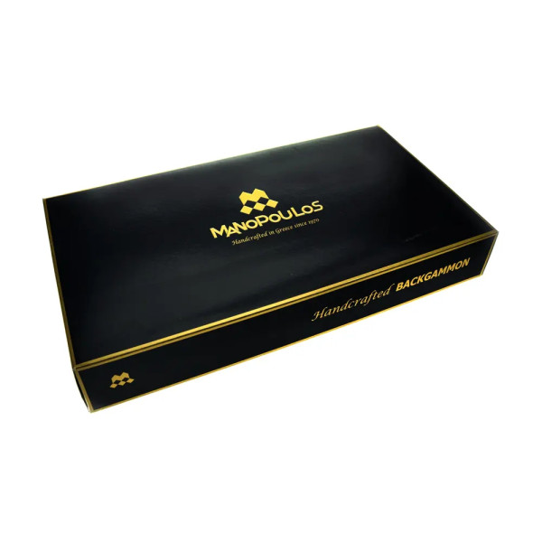 BACKGAMMON FOR GAME MANOPOULOS - ROSEWOOD BLACK & OAK POINTS, 48 X 53 CM