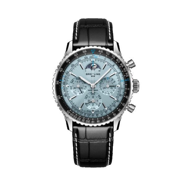 часовник breitling navitimer b19 pb1920251c1p1 син циферблат classicwatches.bg