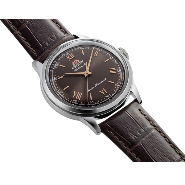 orient ra bb0004y мъжки класически часовник кафява кожена каишка classicwatches.bg