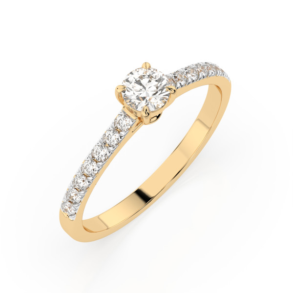 CARA DIAMANTI Златeн пръстен с диаманти K101-10094Y