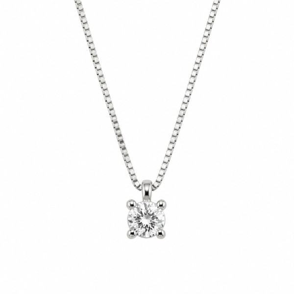 CARA DIAMANTI Gold necklace with diamond CLN1496G/0.17ctSI/H
