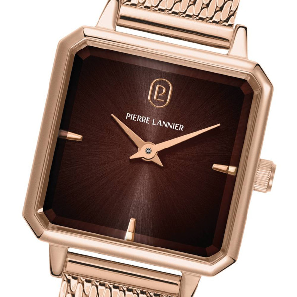 Pierre Lannier 072J788 дамски кварцов часовник с кафяв циферблат ClassicWatches.bg
