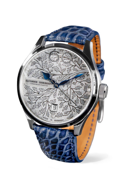 часовник alexander shorokhoff winter as la win 5 сребрист циферблат диаманти classicwatches.bg
