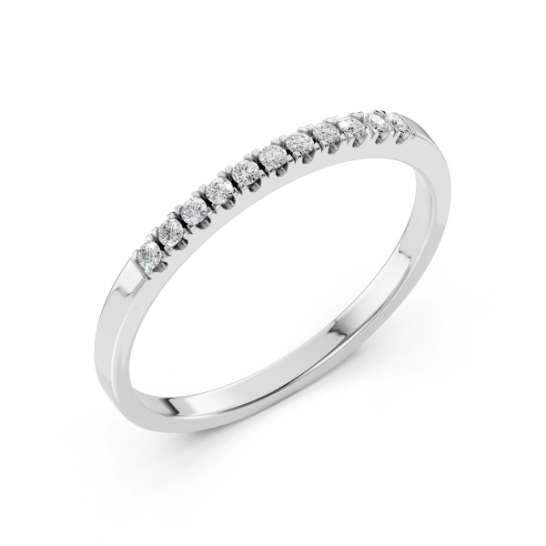 Cara пръстен с диаманти 0.11 ct – ЗЛАТНО БИЖУ 14К K101-10109W(1.3)/14K