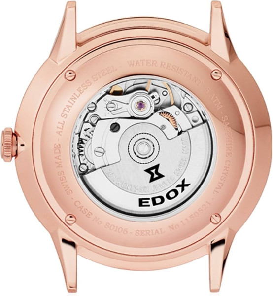 ЧАСОВНИК EDOX LES VAUBERTS AUTOMATIC 42 MM 80106 37RC GIR