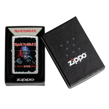 LIGHTER ZIPPO - IRON MAIDEN, A REAL DEAD ONE DESIGN