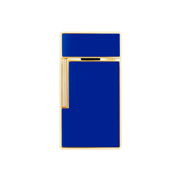 Запалка S.T.Dupont Biggy Blue Lacquer And Gold 25225