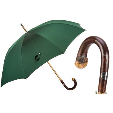 PASOTTI МЪЖКИ ЧАДЪР DARK GREEN WOODEN 142 PUNTO/9