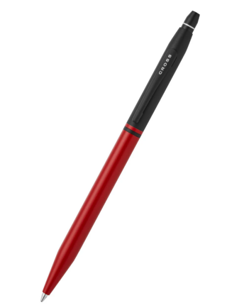 Химикалка Cross Click Tuxedo - Satin Metallic Red With Black