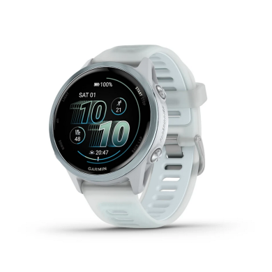 Forerunner® 570 - 42мм - Forerunner® 570 - 42мм - Cloud Blue Aluminium с Translucent Whitestone/Cloud Blue каишка