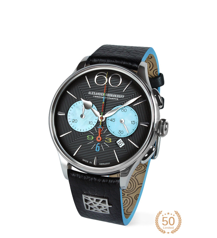 ALEKSANDER SHOROKHOFF HAPPY SECOND 42MM LIMITED EDITION 50PCS AS.HS-03